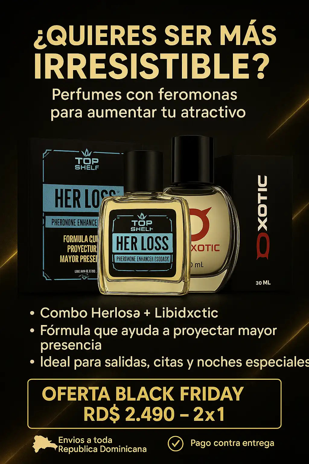OFERTA IRRESISTIBLE DE FEROMONAS LIBIDHOT+HERLOSS.!
