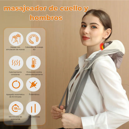 Masajeador de hombros y cuello
