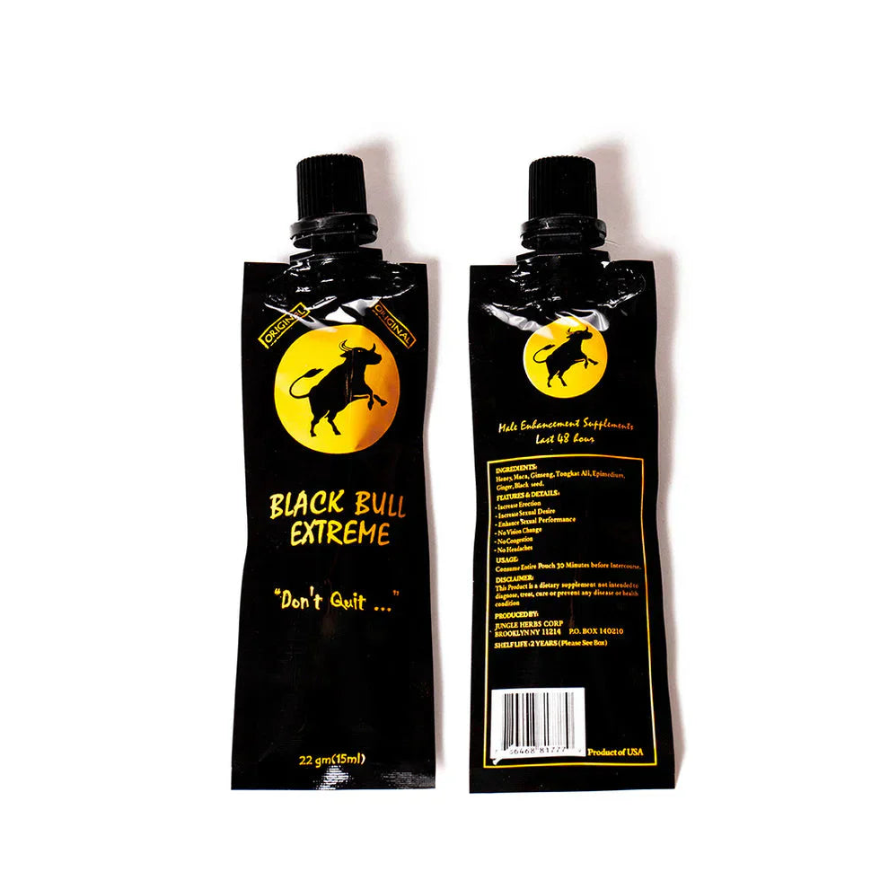 MIEL BLACK BULL EXTREME 3 SOBRES DE 15 MILIGRAMOS.