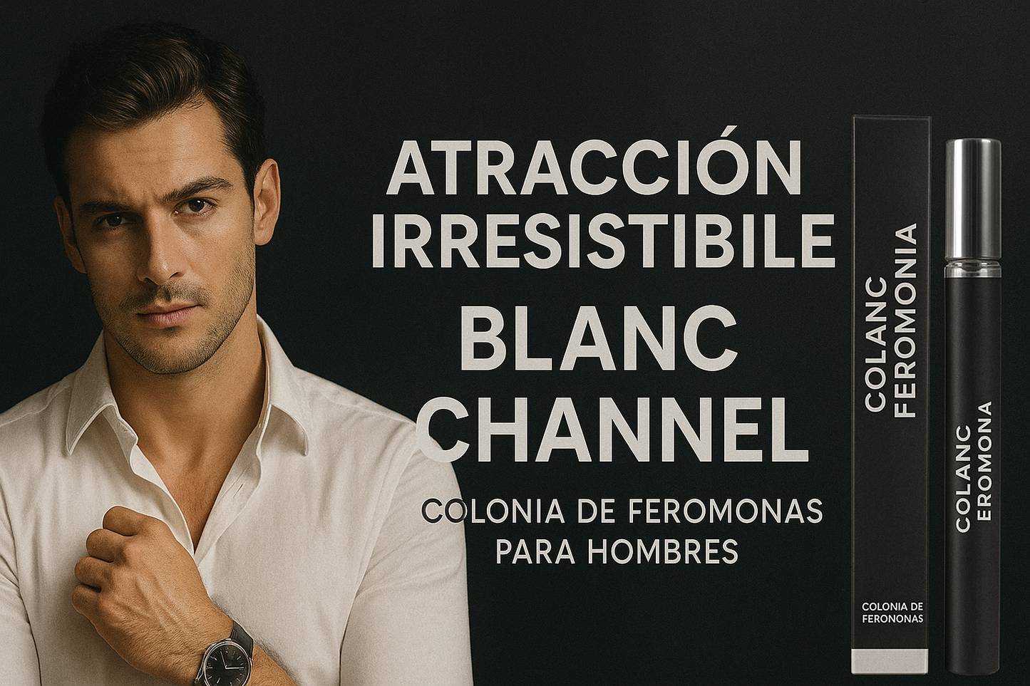 🔥 Perfume de Feromonas Masculinas premium para el Hombre Irresistible