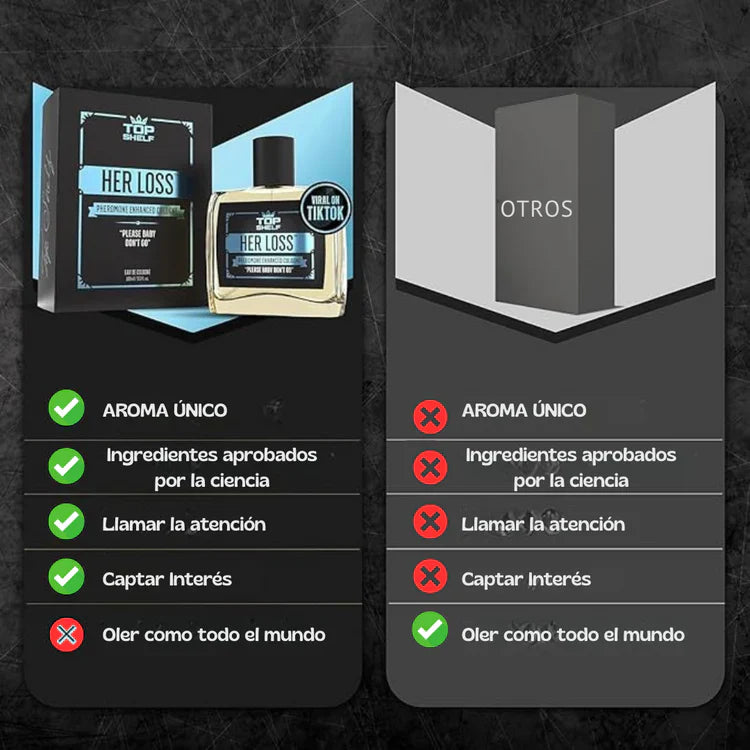 HerLoss® - Atracción Irresistible e Incremento de Confianza | Perfume de Feromonas